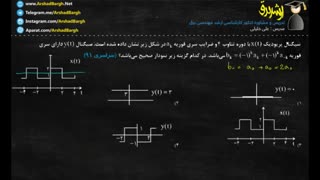 ارشد برق - ویدئوی 24 - سیگنال و سیستم - تست سراسری 91 - حل در 30 ثانیه