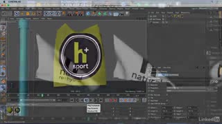 آموزش شبیه سازی حرکت پرچم توسط سینما ۴ دی CINEMA 4D