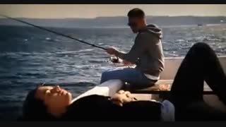 وقتی لیام ماهی گرفت