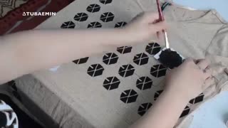 اموزش لباس با طرح اکسو