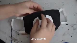 اموزش ماسک چانیول( اکسو)وV(بی تی اس)