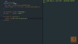 ۴- مبحث process argv در نود جی اس