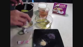 دسر گل گاو زبان و زنجبیل