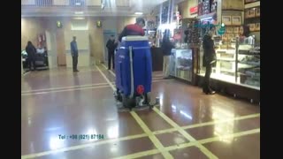 ماشین اسکرابر سرنشین دار - ماشین نظافت صنعتی - شستشوی کف مجتمع های تجاری