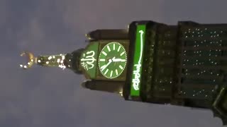 بلندترین برج ساعت جهان در مکه مکرمه