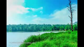 تایم لپس از دریاچه زیبای الندان / رسانه تصویری وی گذر
