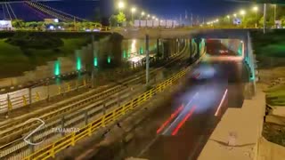 تایم لپس جالب از شهر زیبای تهران / رسانه تصویری وی گذر