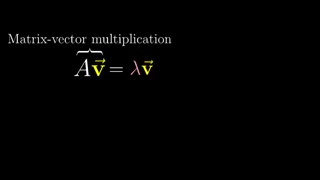 Eigenvectors and eigenvalues | Essence of linear algebra, chapter 10 - YouTube