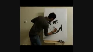 نقاشی پرتره مهراد هیدن