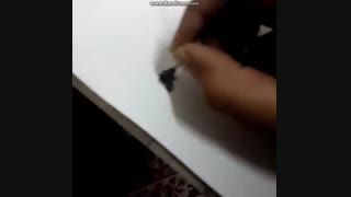 فیلم از قسمتی از  نقاشی  پست قبلی در حال کشیدن