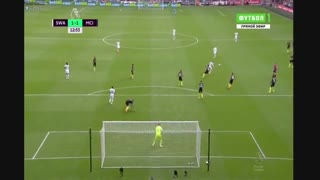 خلاصه بازی: سوانسی 1 - 3  منچسترسیتی