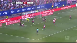 خلاصه بازی: هامبورگ 0 - 1  بایرن مونیخ