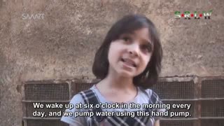 گپی با بچه های سوریه در محله ای جنگ زده-حومه دمشق