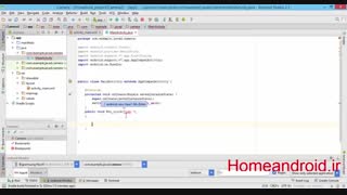 روشن کردن وب کم برنامه نویسی اندروید