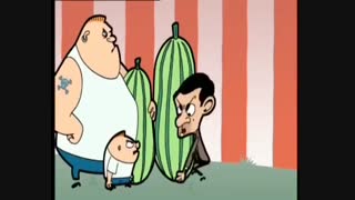 مستر بین در مسابقه پرورش هندوانه