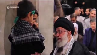 دیداررهبرانقلاب با فرزندان شهدا