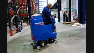 اسکرابر باراننده / دستگاه کف شو سرنشیندار/ کف شو راننده دار