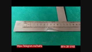 چاپ و حکاکی خط کش فولادی