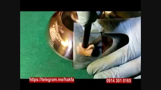 حکاکی لوگو روی ظروف فلزی آشپزخانه