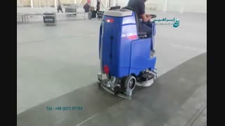 کفشو سرنشیندار / اسکرابر با راننده / ماشین نظافت صنعتی / شستشو صنعتی