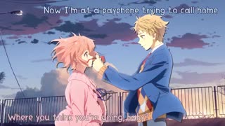 【Nightcore】→ Call Me Maybe // Payphone ( Switching Vocals ) || Lyrics