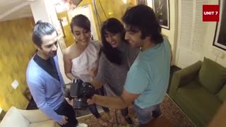 قسمتی از پشت صحنه سریال تنهائیان