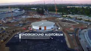 جدیدترین ویدیوی ضبط شده از مقر جدید اپل / رسانه تصویری وی گذر