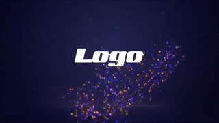 اسلاید لایه باز افتر افکت PARTICLE LOGO