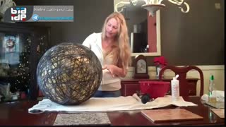 توپ نخی تزئینی