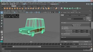 دانلود آموزش مقدماتی مایا 2017 : آشنایی با پنجره Attribute Editor
