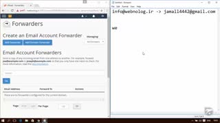 آموزش Cpanel - قسمت 32 پاس دهنده های ایمیل یا Forwarders