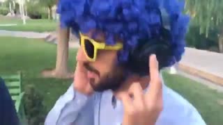الو الو الو شوخى با آهنگ ساسى(خط روخط)(ته خنده)