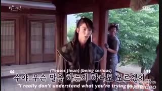 یه تیکه از پشت صحنه عاشقانه ماه