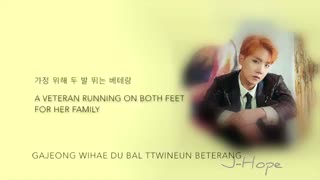 BTS J-Hope - 'MAMA' [Han|Rom|Eng lyrics] [FULL Version] bts wings - solo j hope