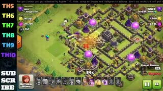 بهترین مپ فارمینگ تاون هال 9 آپدیت جدید اکتبر به همراه بمب تاور (ضدوالکری و جاینت) - مهر 95