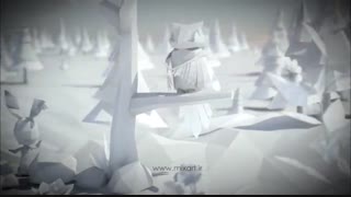 موشن گرافیک دنیای کاغذی