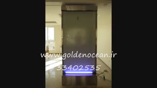 آبنمای شیشه ای _ آبشار شیشه ای _ آبنمای خانگی مدرن