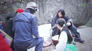 عکس برداری و پشته صحنه های moon lovers