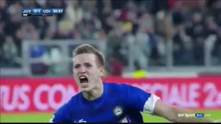 خلاصه بازی:  یوونتوس 2 - 1  اودینزه