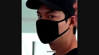 لی مین هو در فرودگاه #ویتامین شب# (حرکات بامزه مینهو)