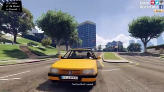 مد ماشین پژو 405 در بازی gtav