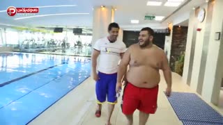 معروف ترین پسر چاق ایران، حمام باشگاه سوپرلوکس تهران را بهم ریخت/برنامه از شنبه قسمت نهم