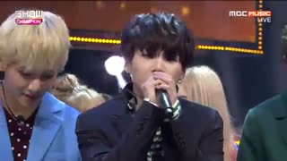 برد اول بی تی اس توی SHOW CHAMPION برای BLOOD , SWEAT AND TEARS( چوکاههههه ) (BTS) '피 땀 눈물(Blood Sweat & Tears)'