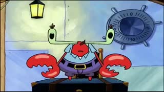 robot dance MR. krabs