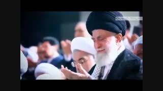 قنوت معنوی مقام معظم رهبری در نماز عید فطر95