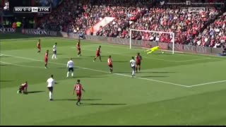 خلاصه بازی: بورنموث  0 - 0  تاتنهام