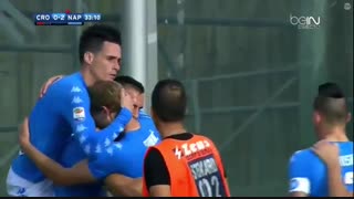 خلاصه بازی:  کروتونه  1 - 2  ناپولی