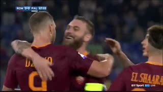 خلاصه بازی:  آ اس رم  4 - 1  پالرمو