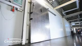 درهای کشویی سالن های پرورش قارچ- نوع ۲