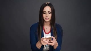 Demi Lovato Gets Her Phone Hacked - Glamour Videos